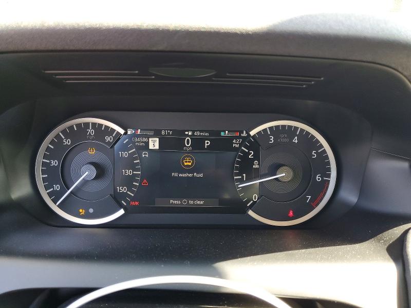 2022 Land rover Discovery sport VIN SALCJ2FX9NH906840 COPART salvage auction — REAR END, Ca - Salvage Certificate, sold $7,900 on 2026-07-31 (photo 9)