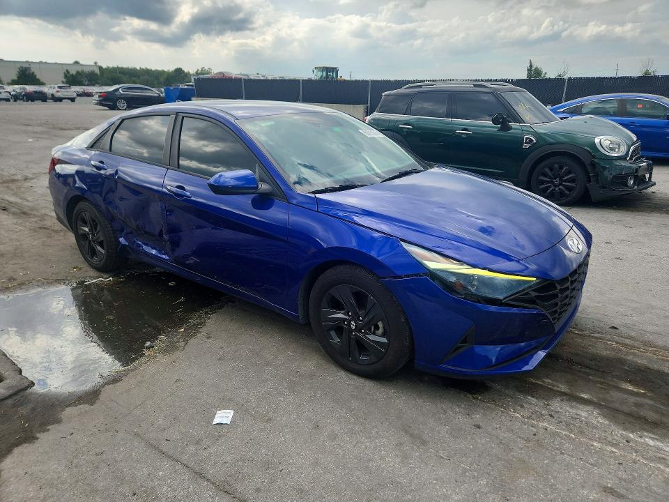 2022 Hyundai Elantra VIN KMHLM4AG4NU312967 COPART salvage auction — SIDE, Fl - Cert Of Title Slvg Rebuildable, sold $375 on 2026-07-28 (photo 4)