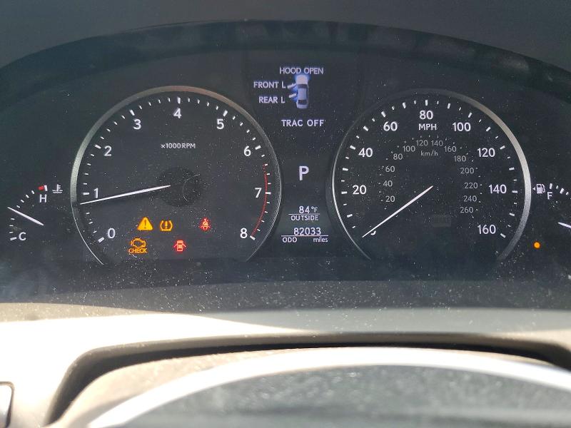 2014 Lexus Ls VIN JTHCL5EF9E5022618 COPART salvage auction — MINOR DENT/SCRATCHES, Mt - Certificate Of Title (P), sold $8,000 on 2026-09-02 (photo 9)
