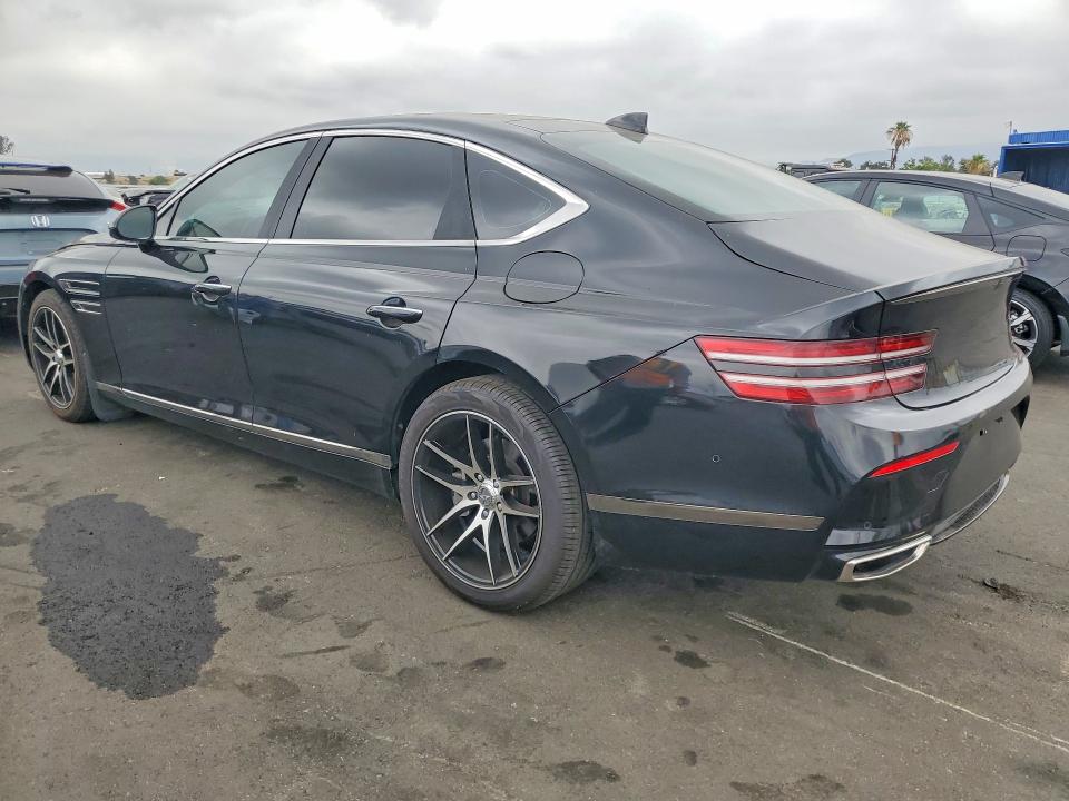 2022 Genesis G80 VIN KMTGB4SC8NU112618 COPART salvage auction — MINOR DENT/SCRATCHES, Ca - Salvage Certificate, sold $10,500 on 2026-07-22 (photo 2)