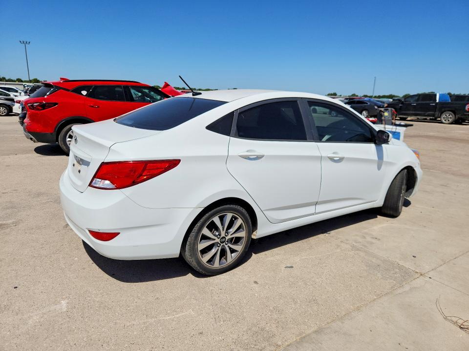2016 Hyundai Accent VIN KMHCU4AE8GU117178 COPART salvage auction — MINOR DENT/SCRATCHES, Tx - Certificate Of Title, sold $925 on 2026-07-16 (photo 3)