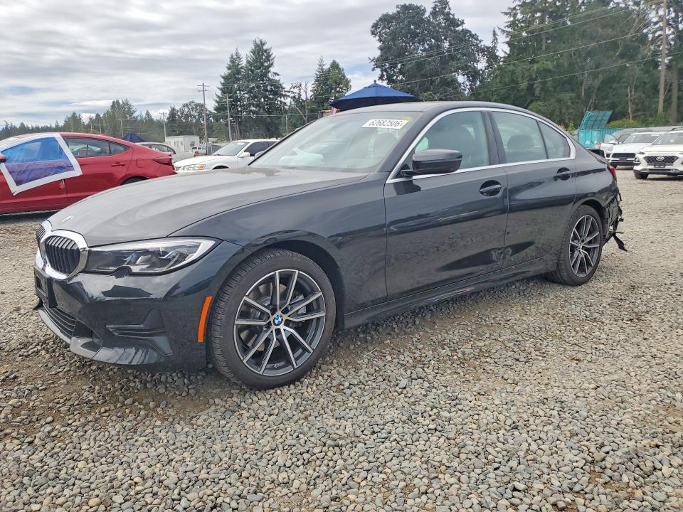 2020 BMW 3er VIN 3MW5R7J01L8B46210 — COPART salvage auction photo