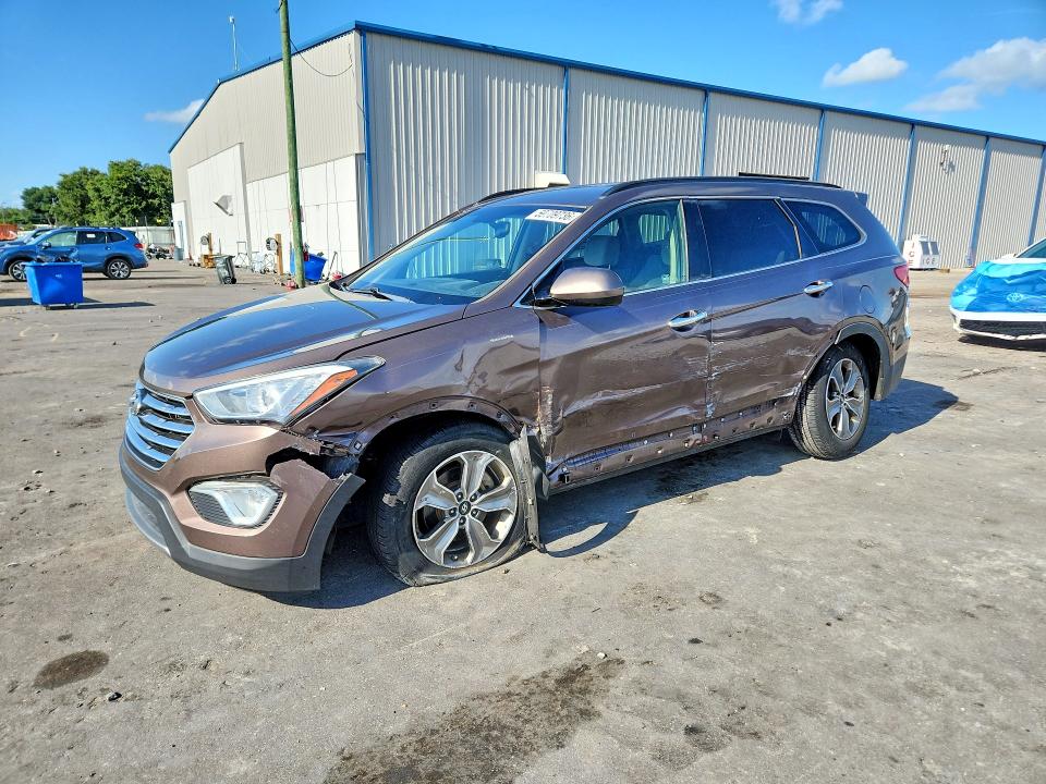 2014 Hyundai VIN KM8SM4HF5EU046612 COPART salvage auction — SIDE, Fl - Cert Of Title Slvg Rebuildable, sold $2,150 on 2026-07-20 (photo 1)