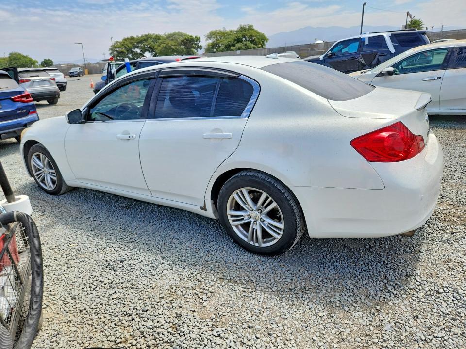 2012 Infiniti G37 VIN JN1CV6APXCM623185 COPART salvage auction — WATER/FLOOD, CA - CERT OF TITLE-SALVAGED, sold $1,200 on 2026-07-17 (photo 2)