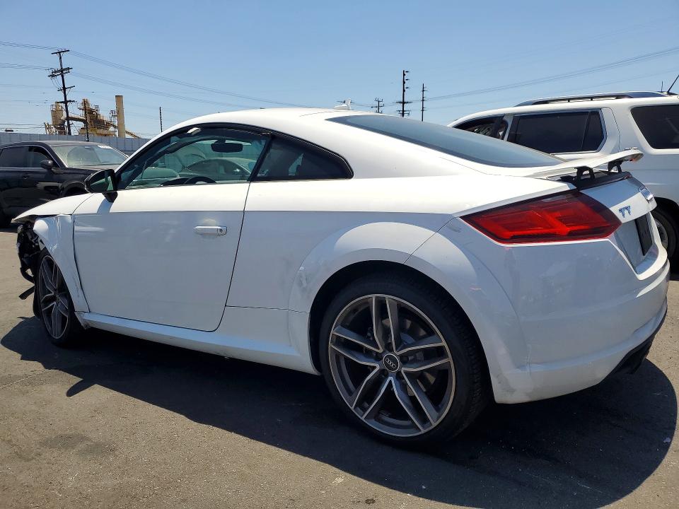 2017 Audi Tt VIN TRUC5AFV5H1007240 COPART salvage auction — FRONT END, Ca - Salvage Certificate, sold $8,400 on 2026-08-10 (photo 2)