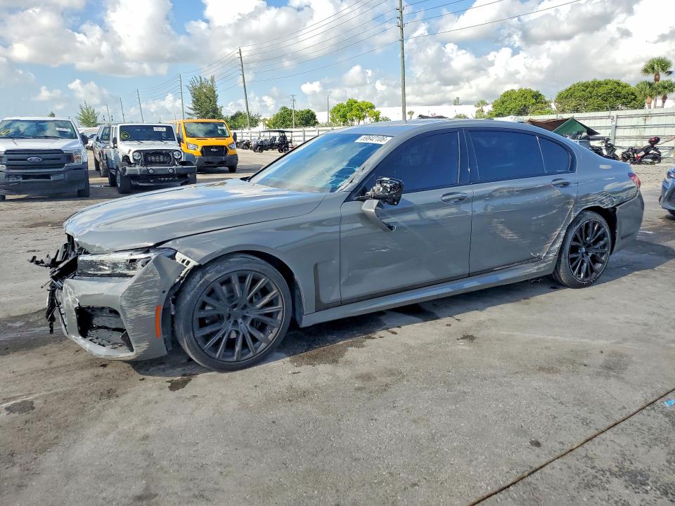2022 BMW VIN WBA7T2C08NCJ42872 COPART salvage auction — FRONT END, Fl - Certificate Of Destruction, sold $14,500 on 2026-08-12 (photo 1)