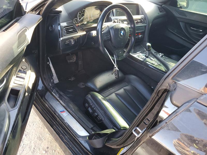 2013 BMW 6er VIN WBA6B2C52DD128663 COPART salvage auction — MECHANICAL, Nv - Certificate Of Title, sold $2,000 on 2026-08-13 (photo 8)