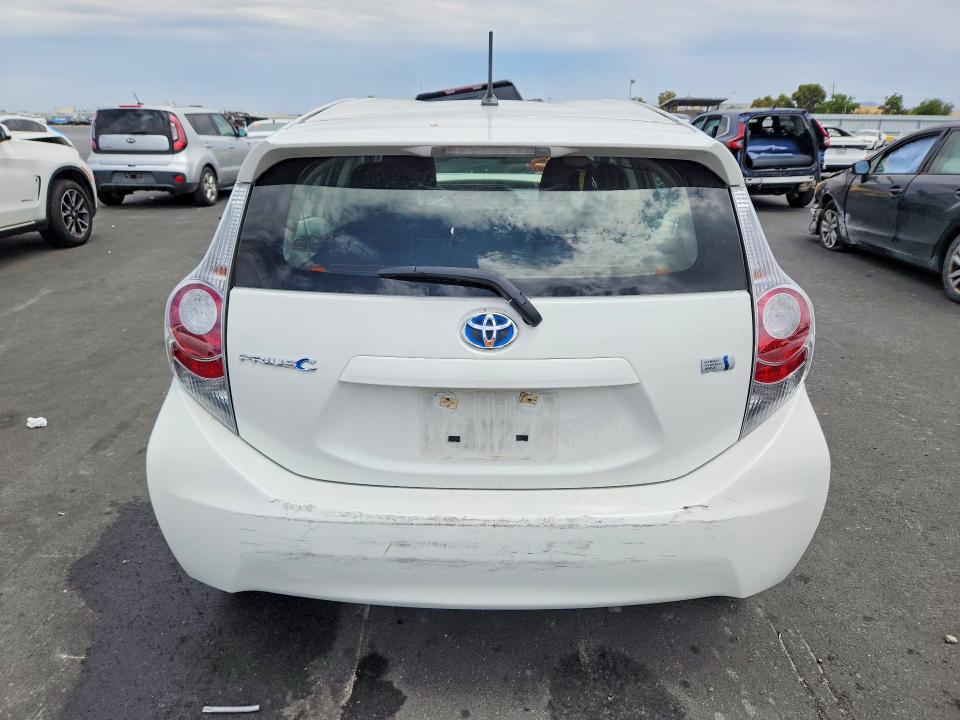 2013 Toyota Prius VIN JTDKDTB35D1046297 COPART salvage auction — FRONT END, Ca - Salvage Certificate, sold $2,350 on 2026-07-27 (photo 6)
