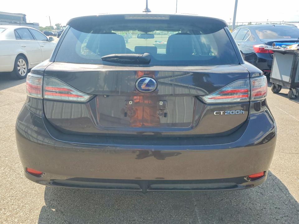 2012 Lexus Ct VIN JTHKD5BH1C2100113 COPART salvage auction — FRONT END, OH - CERT OF TITLE-SALVAGE, sold $80 on 2026-07-31 (photo 6)