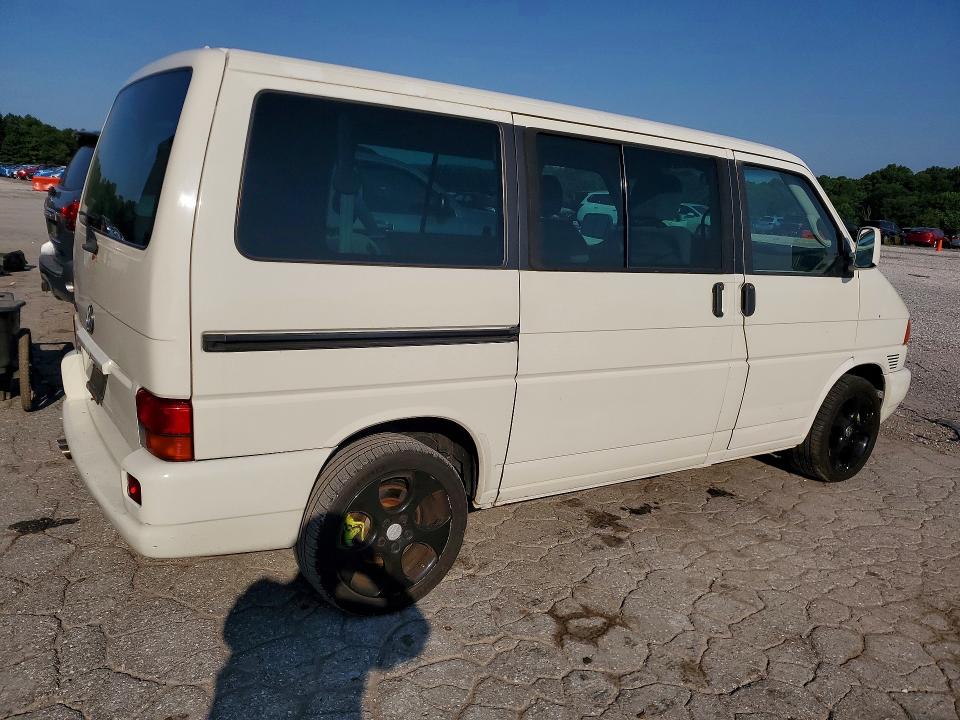 2002 Volkswagen Eurovan VIN WV2KB47092H001928 COPART salvage auction — WATER/FLOOD, PA - CERT OF SALVAGE-W=FLOOD VEH, sold $500 on 2026-08-17 (photo 3)
