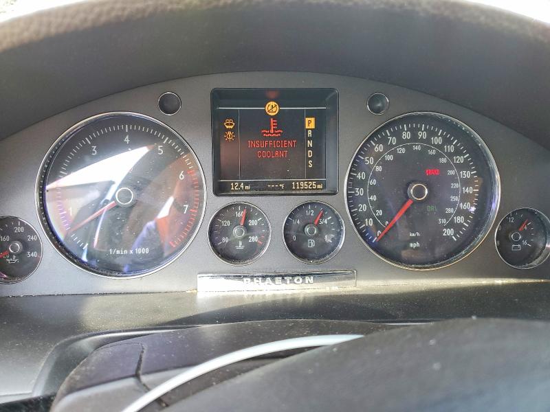 2004 Volkswagen Phaeton VIN WVWAH63D048007875 COPART salvage auction — FRONT END, Oh - Certificate Of Title, sold $1,550 on 2026-07-14 (photo 9)