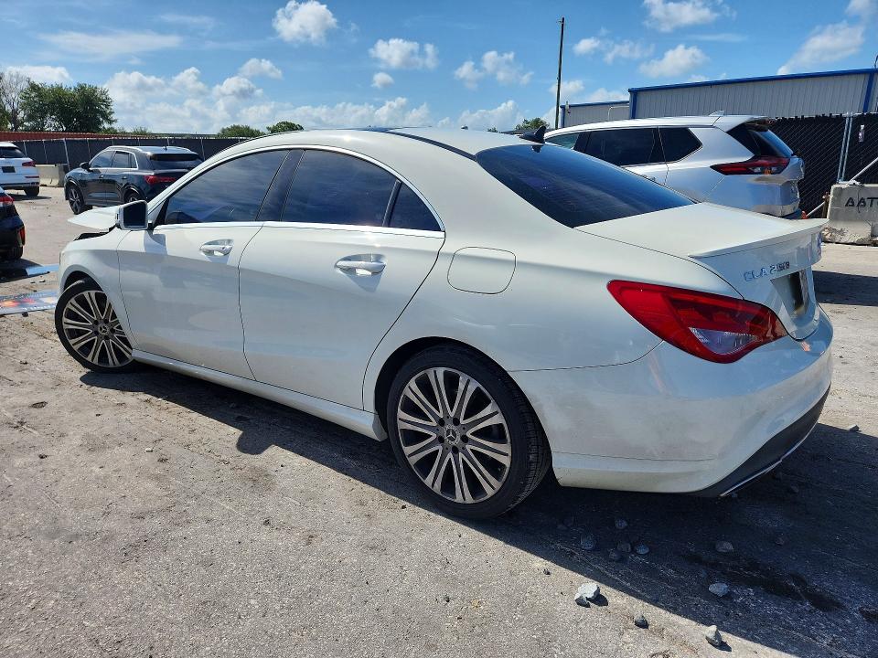 2018 Mercedes-benz Cla-klasse VIN WDDSJ4EB7JN592613 COPART salvage auction — FRONT END, Fl - Cert Of Title Slvg Rebuildable, sold $2,150 on 2026-08-11 (photo 2)