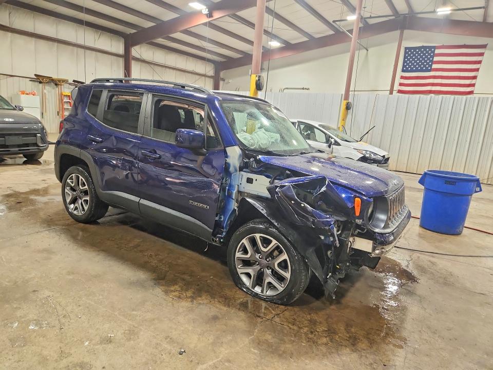 2017 Jeep Renegade VIN ZACCJBBB8HPF59399 COPART salvage auction — FRONT END, Pa - Cert Of Salv-R=Reconstructed, sold $675 on 2026-08-14 (photo 4)