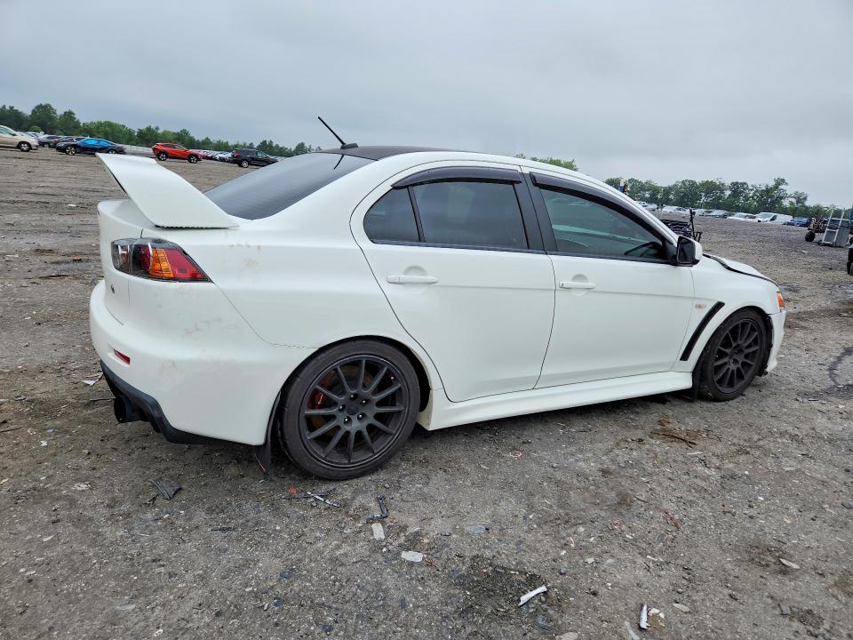 2011 Mitsubishi Lancer evolution VIN JA32W8FV3BU046909 COPART salvage auction — FRONT END, VA - CERT OF TITLE - SALVAGE, sold $8,800 on 2026-08-12 (photo 3)