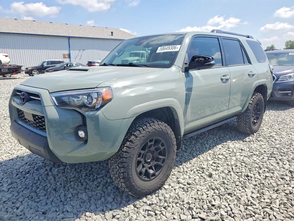 2023 Toyota 4runner VIN JTERU5JR1P6089019 COPART salvage auction — HAIL, Oh - Cert Of Title-Salvage, sold $27,750 on 2026-07-09 (photo 1)