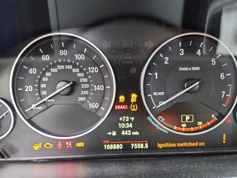 2013 BMW VIN WBA3B1C5XDF461677 COPART salvage auction — WATER/FLOOD, La - Cert Of Title-Salvage Flood, sold $700 on 2026-07-16 (photo 9)