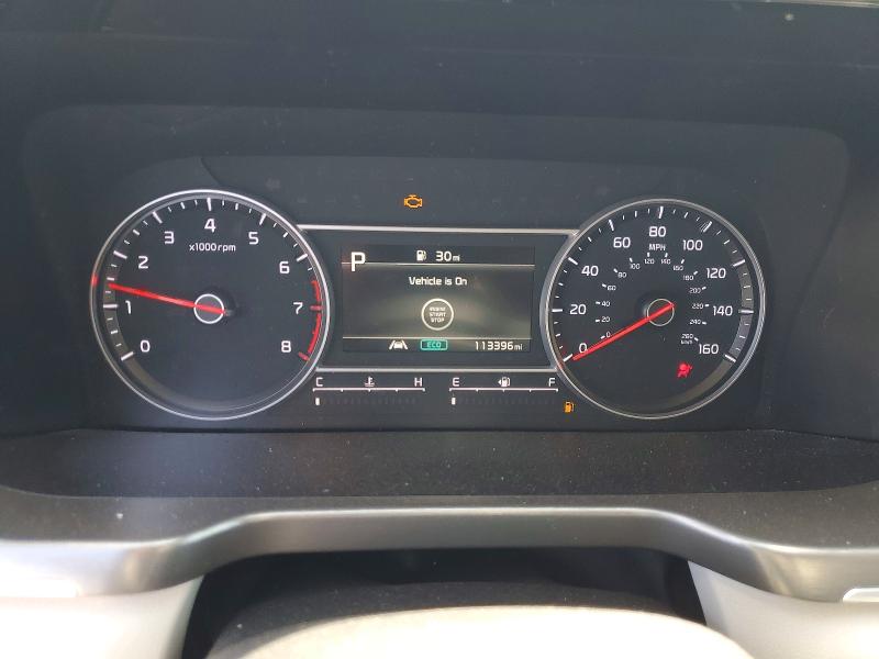 2022 Kia Sorento VIN 5XYRK4LF4NG127053 COPART salvage auction — FRONT END, CA - SALVAGE CERTIFICATE, sold $8,400 on 2026-08-21 (photo 9)
