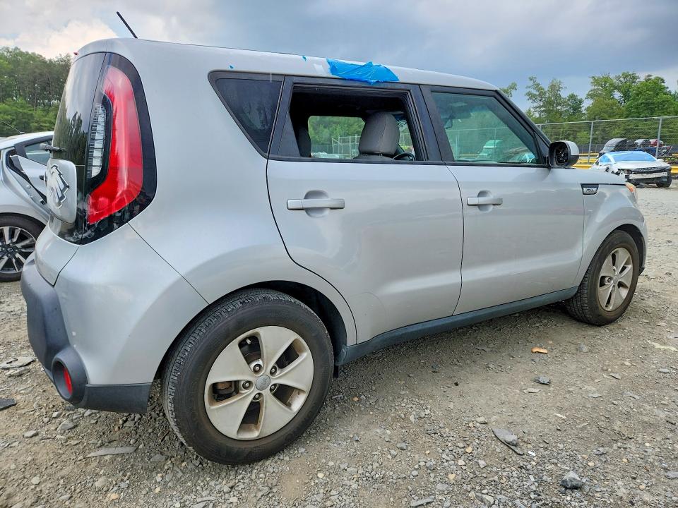 2016 Kia VIN KNDJN2A26G7835426 COPART salvage auction — VANDALISM, Md - Cert Of Salvage > 75% Damage, sold $1,200 on 2026-07-14 (photo 3)