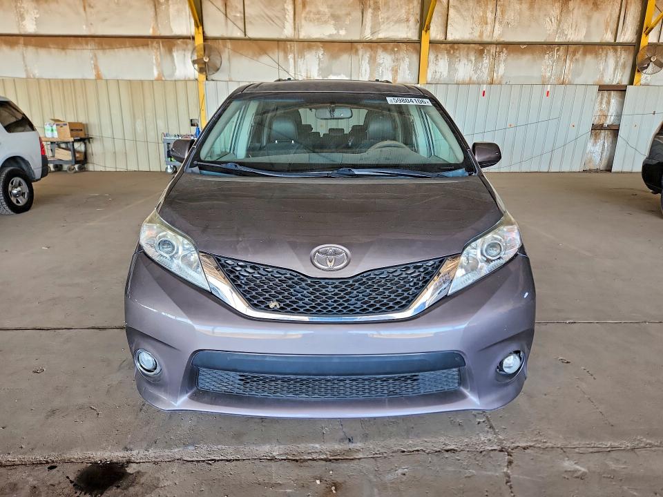 2013 Toyota Sienna VIN 5TDXK3DC0DS331775 COPART salvage auction — MINOR DENT/SCRATCHES, Az - Cert Of Title - Salvage, sold $4,350 on 2026-07-27 (photo 5)