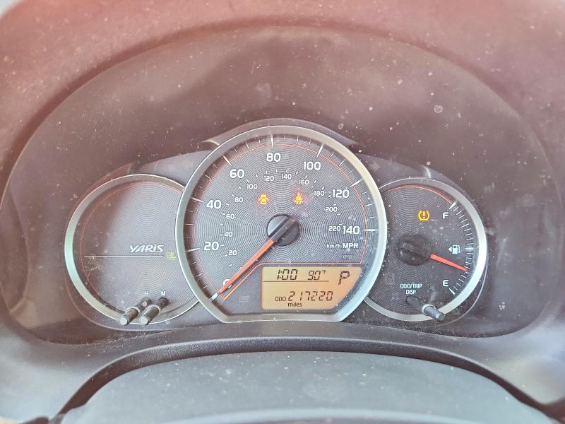2013 Toyota Yaris VIN JTDKTUD34DD559304 COPART salvage auction — FRONT END, Ca - Dis/Dlr/Exp Clean W/Salv Hist, sold $1,450 on 2026-07-29 (photo 9)