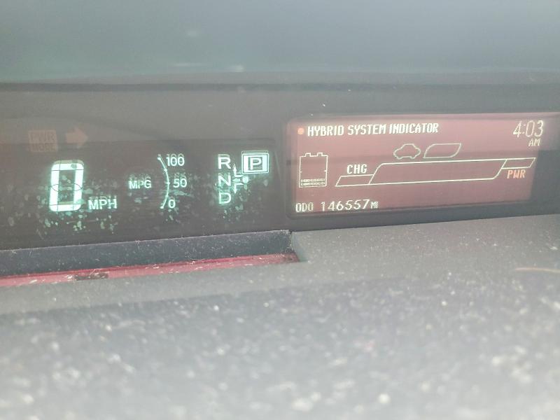 2013 Toyota Prius VIN JTDKN3DU8D5581152 COPART salvage auction — FRONT END, Salvage Title, sold $1,200 on 2026-07-20 (photo 9)