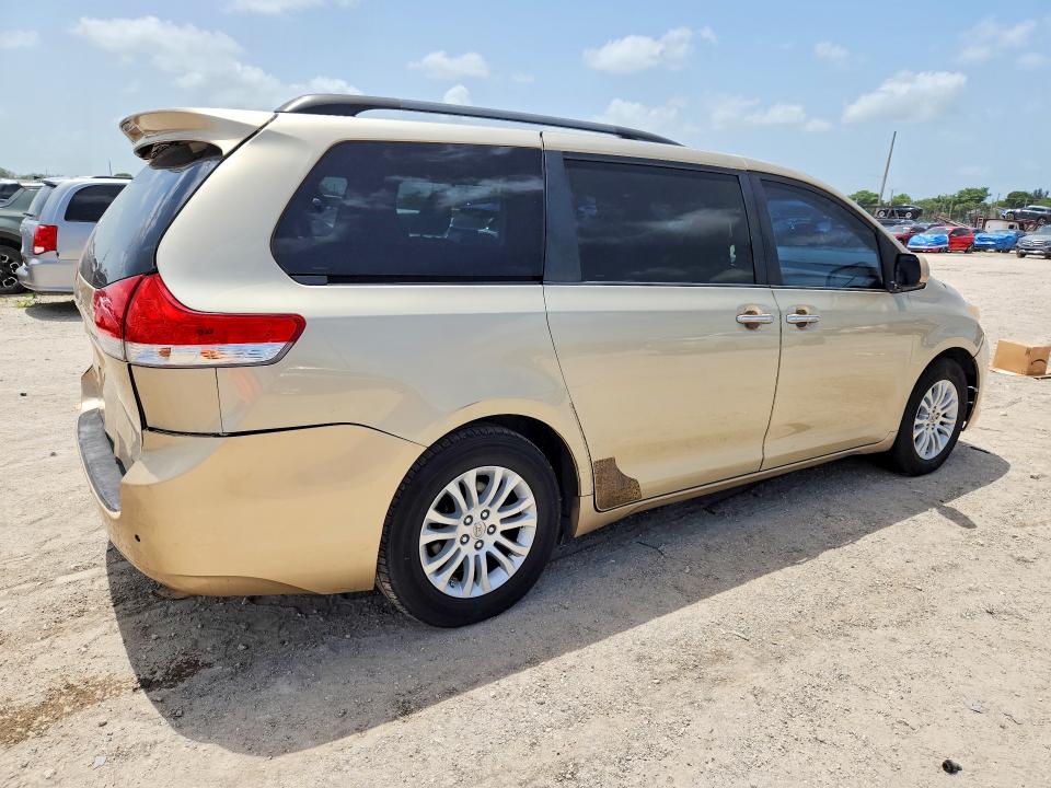 2014 Toyota Sienna VIN 5TDYK3DC7ES456102 COPART salvage auction — MINOR DENT/SCRATCHES, Va - Certificate Of Title, sold $5,200 on 2026-07-21 (photo 3)