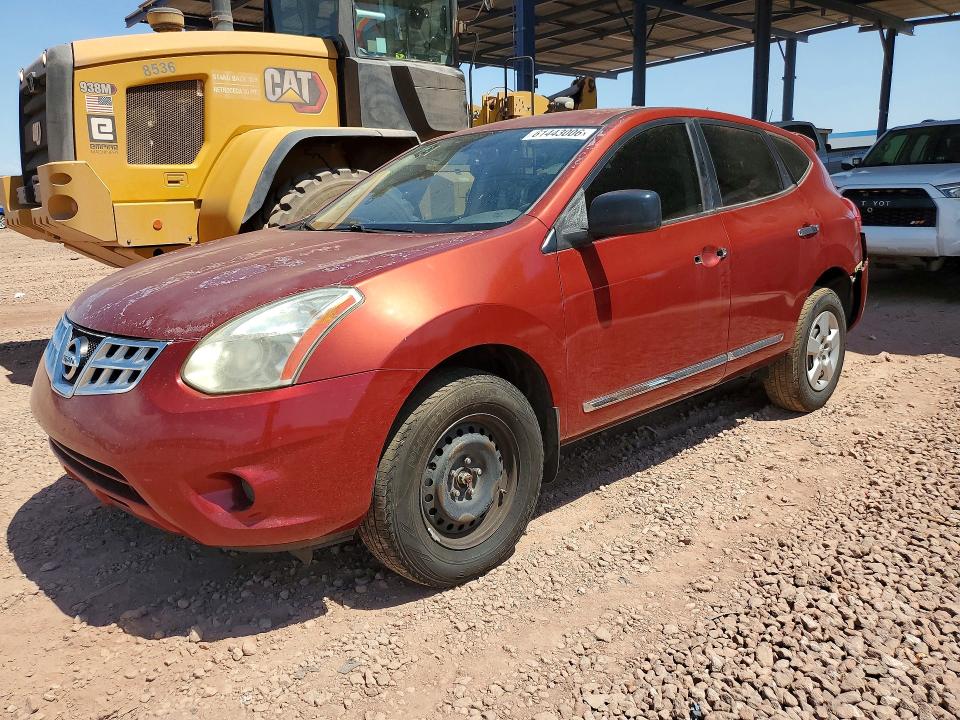 2012 Nissan Rogue sport VIN JN8AS5MT3CW266716 COPART salvage auction — REAR END, Az - Cert Of Title - Salvage, sold $175 on 2026-07-28 (photo 1)