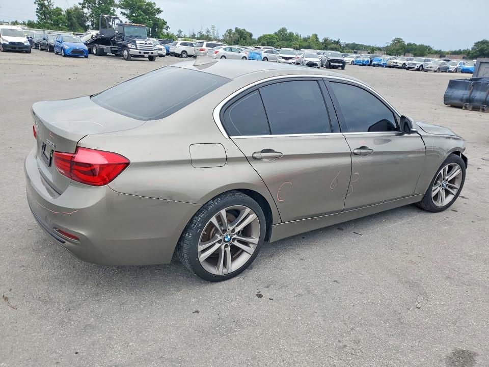 2018 BMW 3er VIN WBA8B9G50JNU57640 COPART salvage auction — FRONT END, Fl - Cert Of Title Slvg Rebuildable, sold $4,000 on 2026-08-11 (photo 3)