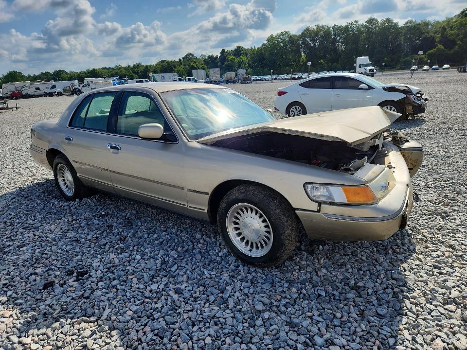 1999 Mercury Grand marquis VIN 2MEFM75W8XX672208 COPART salvage auction — FRONT END, Ga - Cert Of Title-Salvage Court Or, sold $200 on 2026-07-28 (photo 4)