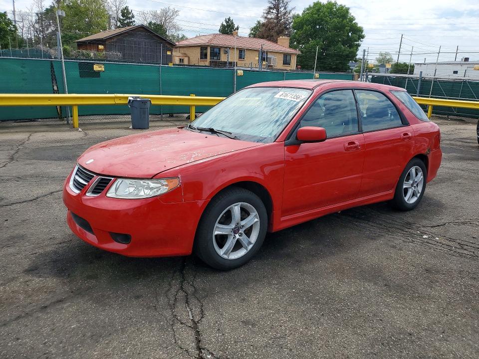 2005 Saab VIN JF4GG61655G054224 COPART salvage auction — REAR END, Co - Public - Salvage Title, sold $500 on 2026-08-06 (photo 1)