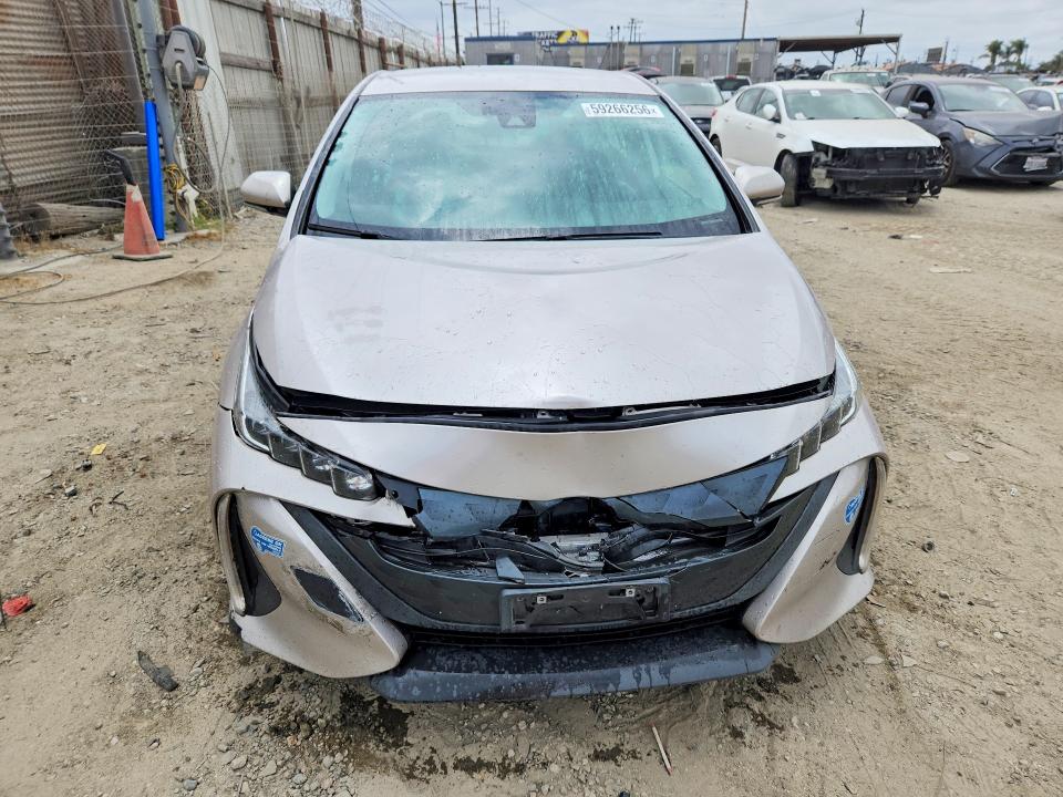 2021 Toyota Prius prime VIN JTDKAMFPXM3166662 COPART salvage auction — FRONT END, CA - SALVAGE CERTIFICATE, sold $4,250 on 2026-07-23 (photo 5)
