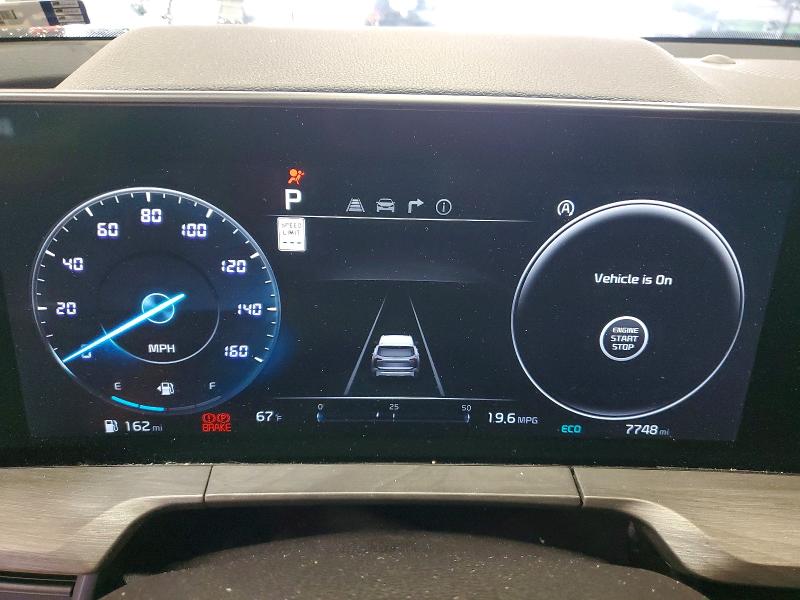 2025 Kia Telluride VIN 5XYP5DGC1SG683072 COPART salvage auction — FRONT END, MA - CERT OF TITLE-SALVAGE, sold $4,600 on 2026-07-23 (photo 9)