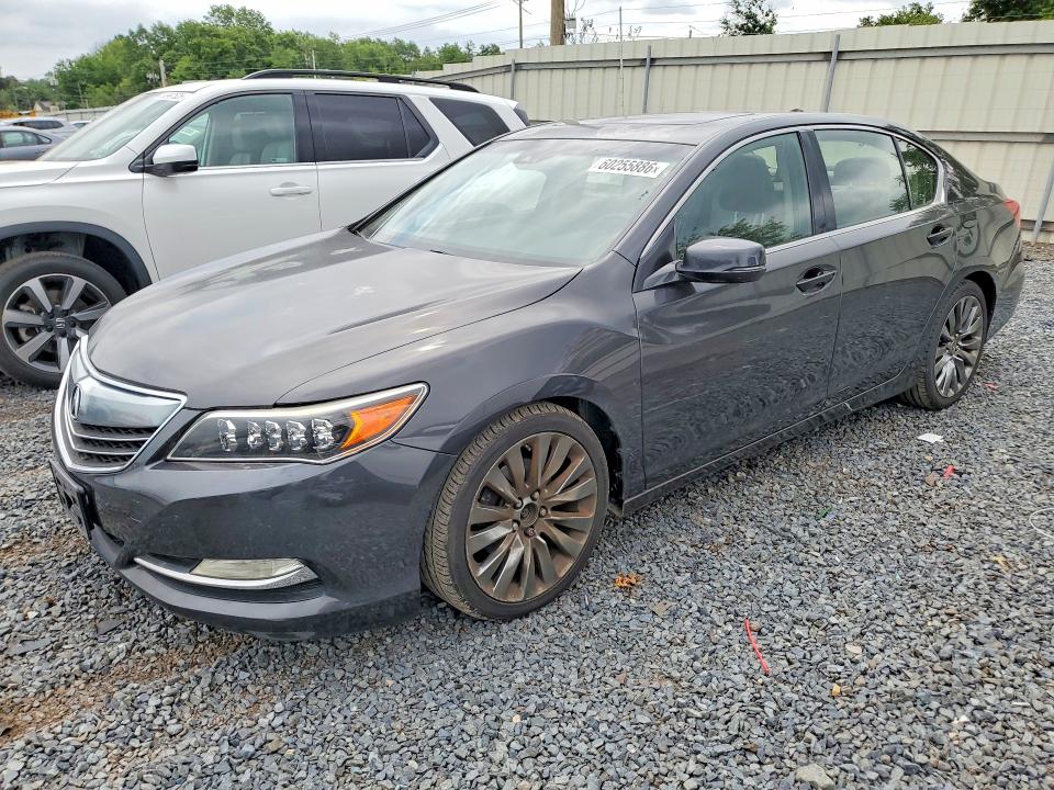 2016 Acura RLX VIN JH4KC1F51GC000749 COPART salvage auction — FRONT END, MD - CERT OF SALVAGE > 75% DAMAGE, sold $1,300 on 2026-07-21 (photo 1)
