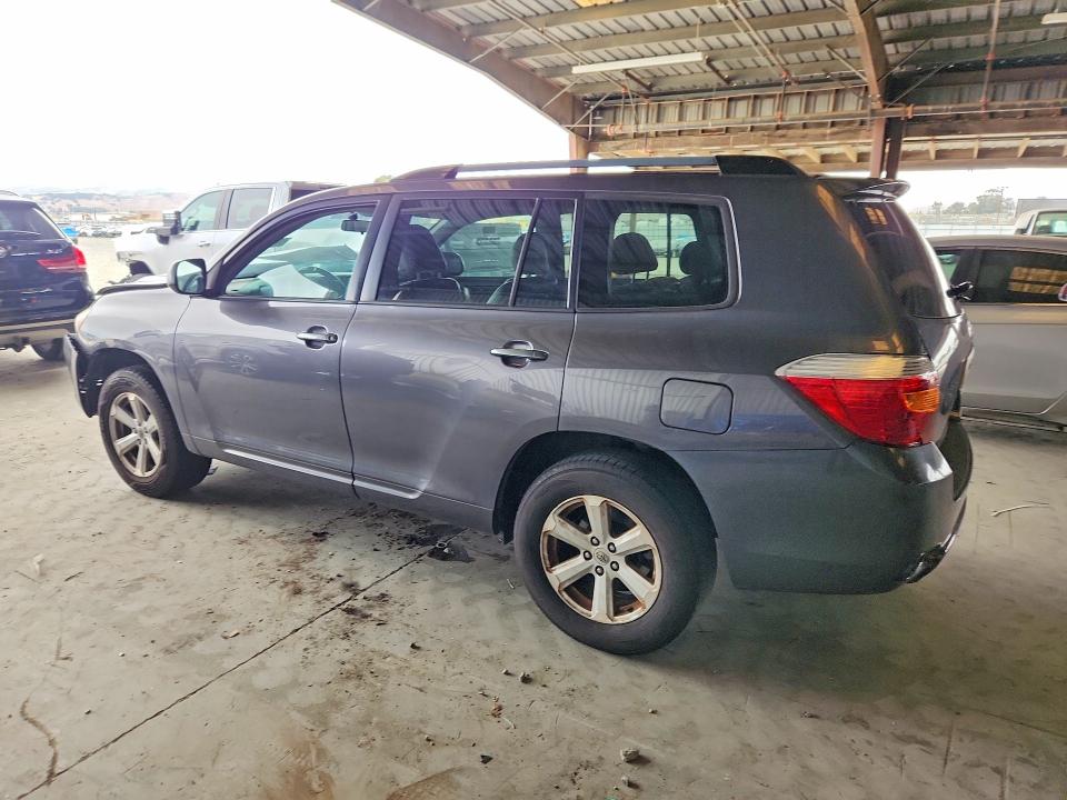 2010 Toyota Highlander VIN 5TDKK3EH9AS008793 COPART salvage auction — FRONT END, Ca - Salvage Certificate, sold $70 on 2026-07-30 (photo 2)