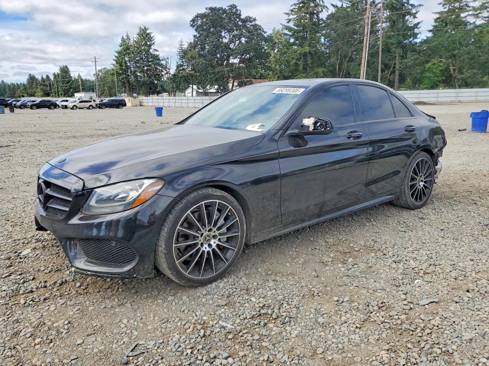 2018 Mercedes-benz C-klasse VIN WDDWF4JB5JR409663 COPART salvage auction — REAR END, Wa - Bill Of Sale, sold $6,300 on 2026-07-07 (photo 1)