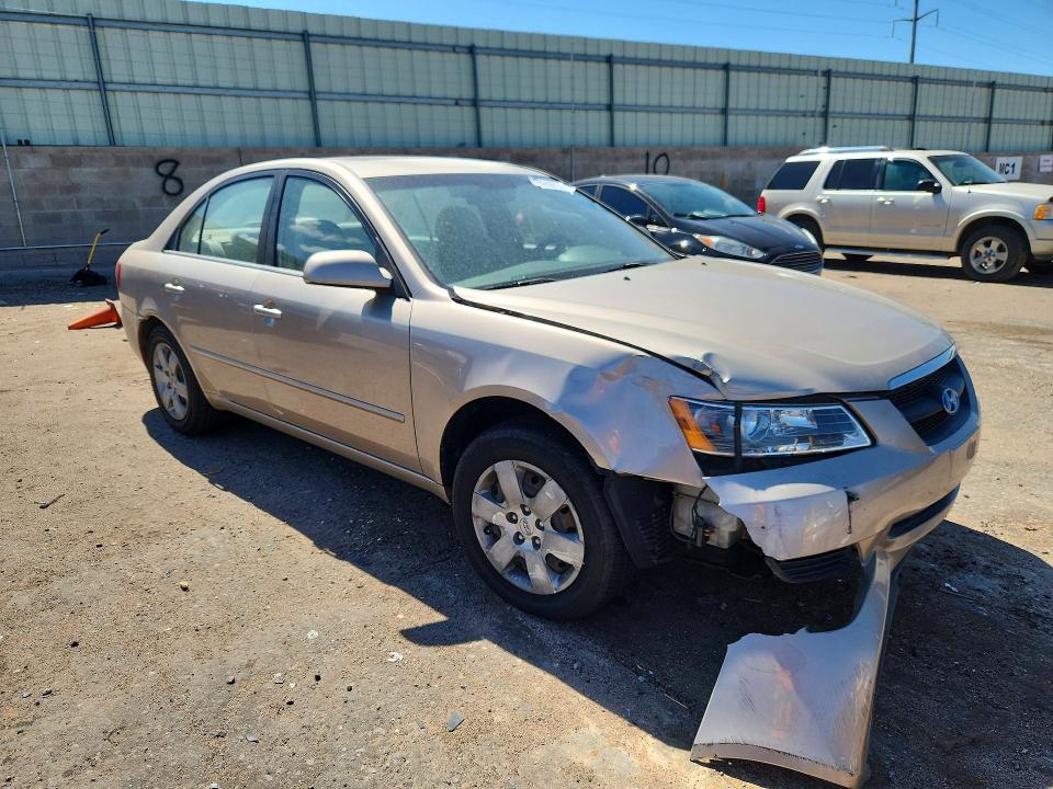 2008 Hyundai Sonata VIN 5NPET46C28H393150 COPART salvage auction — FRONT END, Nm - Cert Of Title-Salvage, sold $350 on 2026-07-16 (photo 4)