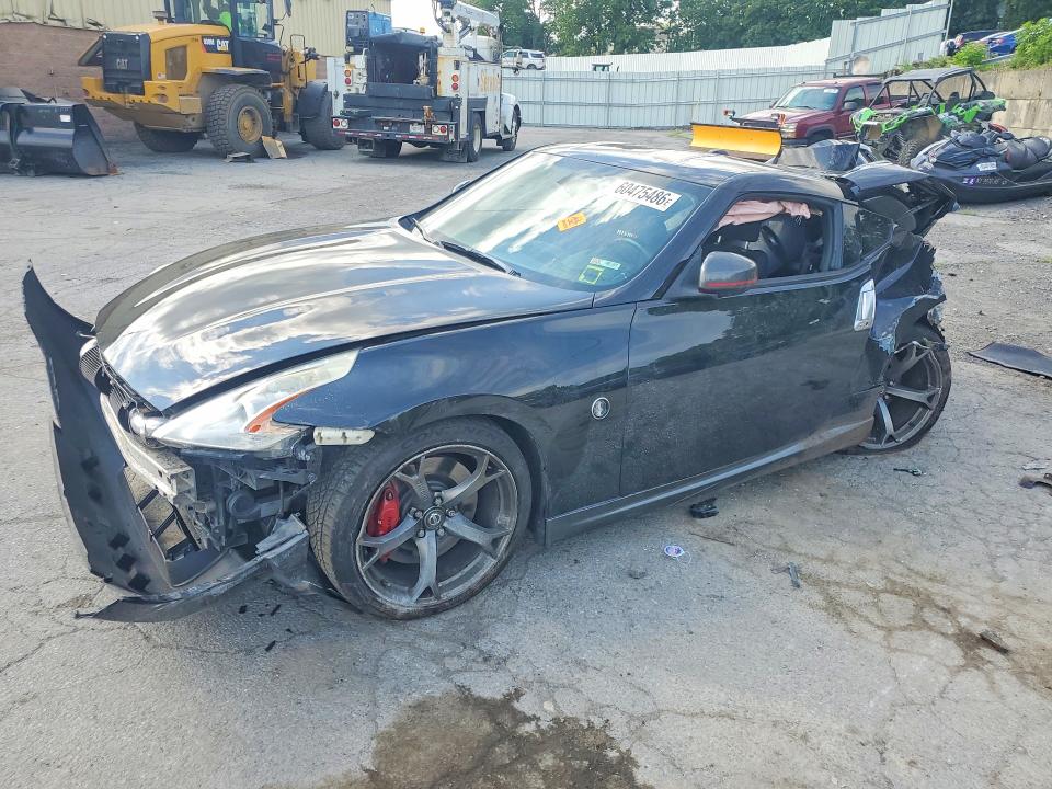 2014 Nissan 370z VIN JN1AZ4EH8EM630657 COPART salvage auction — REAR END, Ny - Mv907A-Parts Only, sold $2,600 on 2026-07-30 (photo 1)