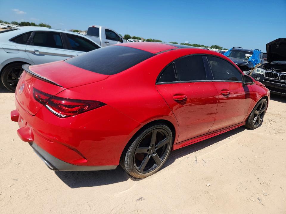 2020 Mercedes-benz Cla-klasse VIN WDD5J4HB3LN033457 COPART salvage auction — SIDE, Tx - Certificate Of Title, sold $11,500 on 2026-08-10 (photo 3)