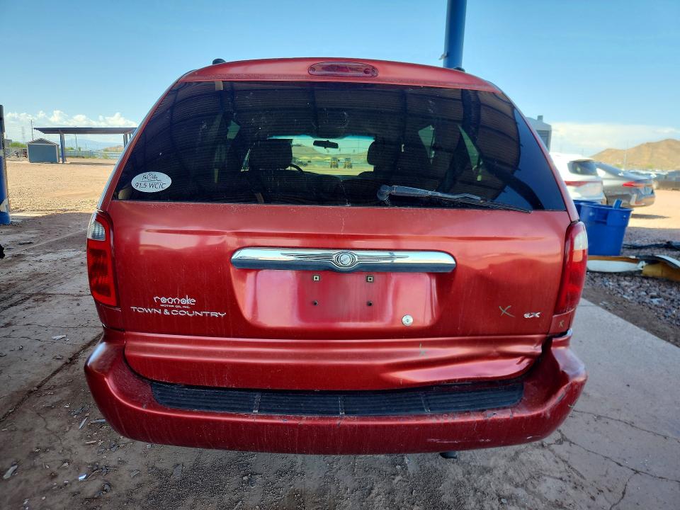 2002 Chrysler VIN 2C4GP74L62R711248 COPART salvage auction — REAR END, AZ - CERT OF TITLE - SALVAGE, sold $450 on 2026-07-23 (photo 6)