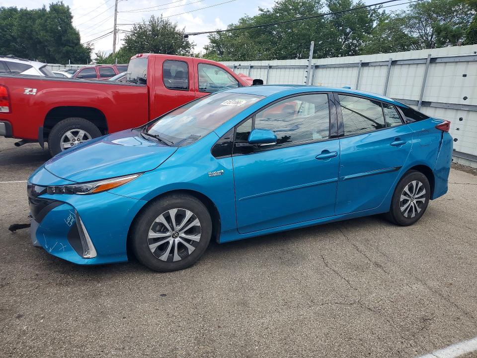 2020 Toyota Prius prime VIN JTDKARFP8L3138662 COPART salvage auction — FRONT END, Oh - Cert Of Title-Salvage, sold $625 on 2026-07-29 (photo 1)