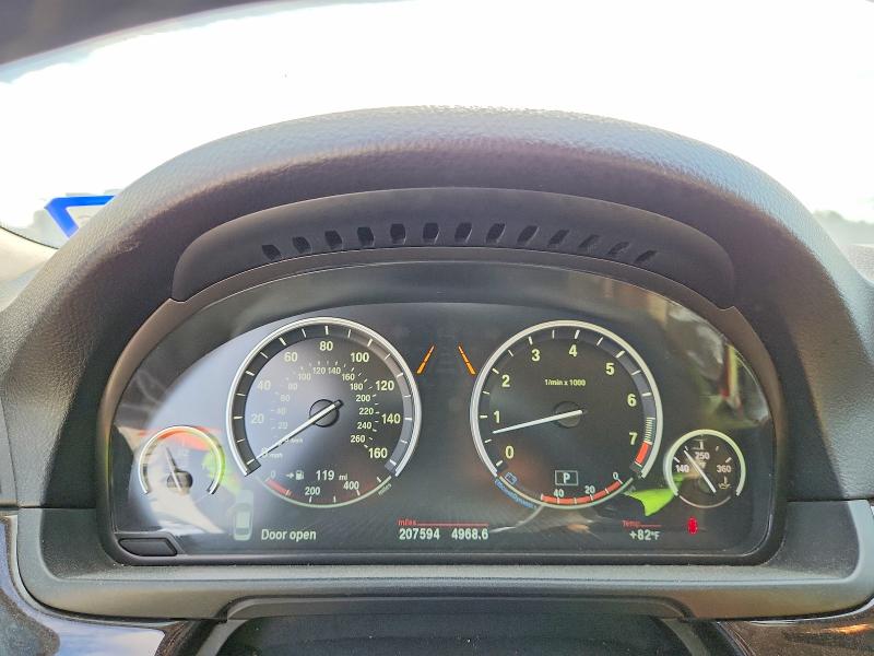 2014 BMW 5er VIN WBA5B1C53ED481596 COPART salvage auction — FRONT END, Tx - Salvage Vehicle Title, sold $1,100 on 2026-08-20 (photo 9)
