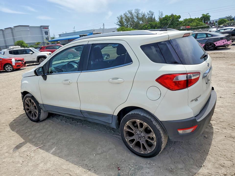 2021 Ford Ecosport VIN MAJ3S2KE5MC404658 COPART salvage auction — FRONT END, Fl - Certificate Of Destruction, sold $975 on 2026-07-24 (photo 2)