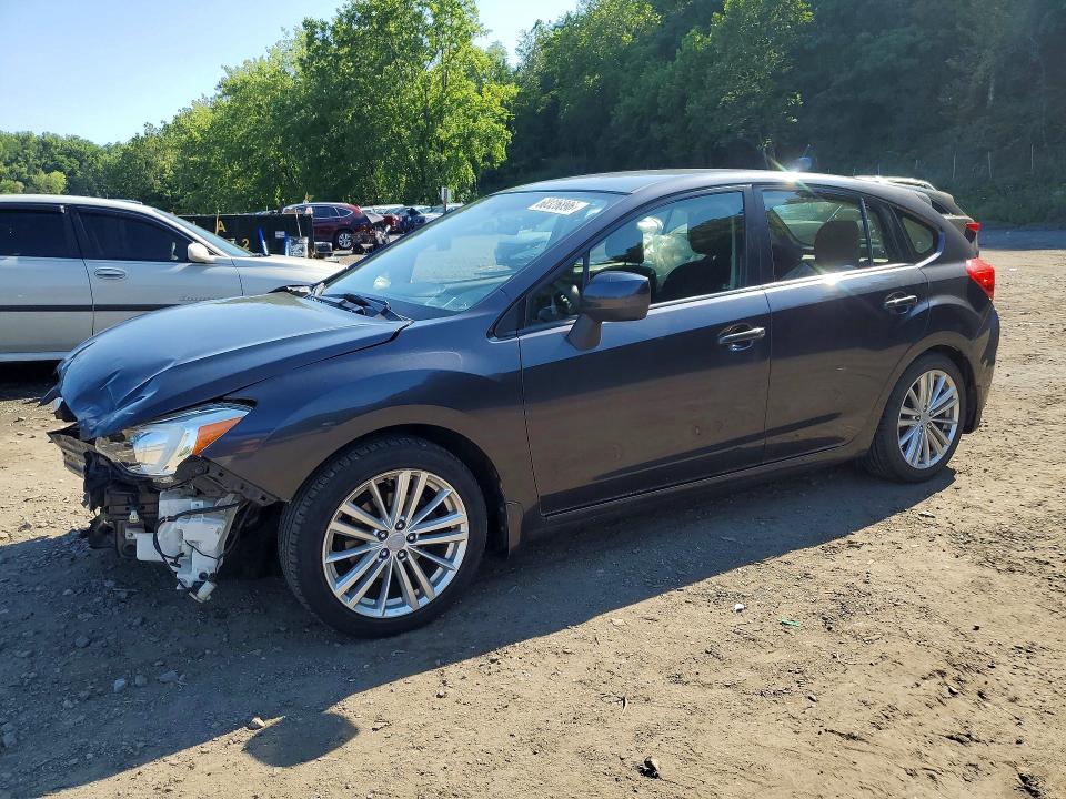 2014 Subaru Impreza VIN JF1GPAE61E8249709 COPART salvage auction — FRONT END, NY - MV-907A SALVAGE CERTIFICATE, sold $350 on 2026-07-30 (photo 1)