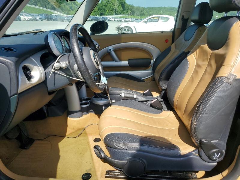 2004 Mini Cooper VIN WMWRC334X4TJ53338 COPART salvage auction — FRONT END, Nc - Salvage Certificate Of Title, sold $350 on 2026-08-20 (photo 7)