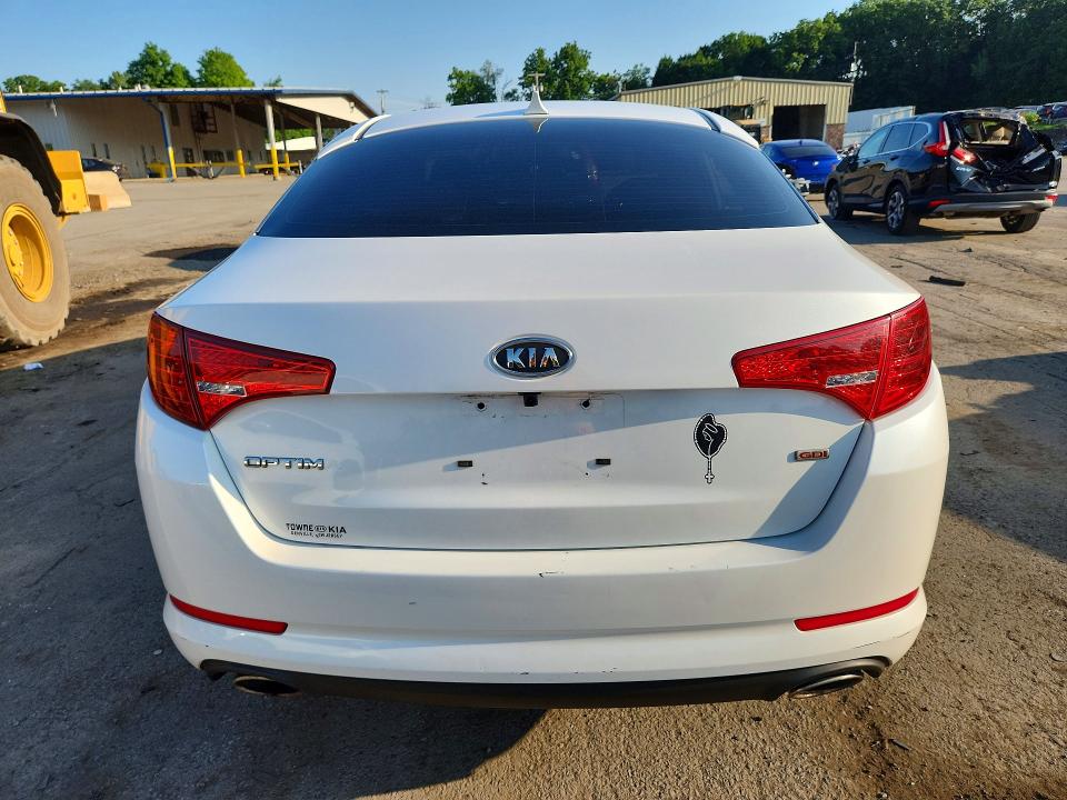 2011 Kia Optima VIN KNAGM4A73B5107147 COPART salvage auction — VANDALISM, NY - MV-907A SALVAGE CERTIFICATE, sold $325 on 2026-07-28 (photo 6)