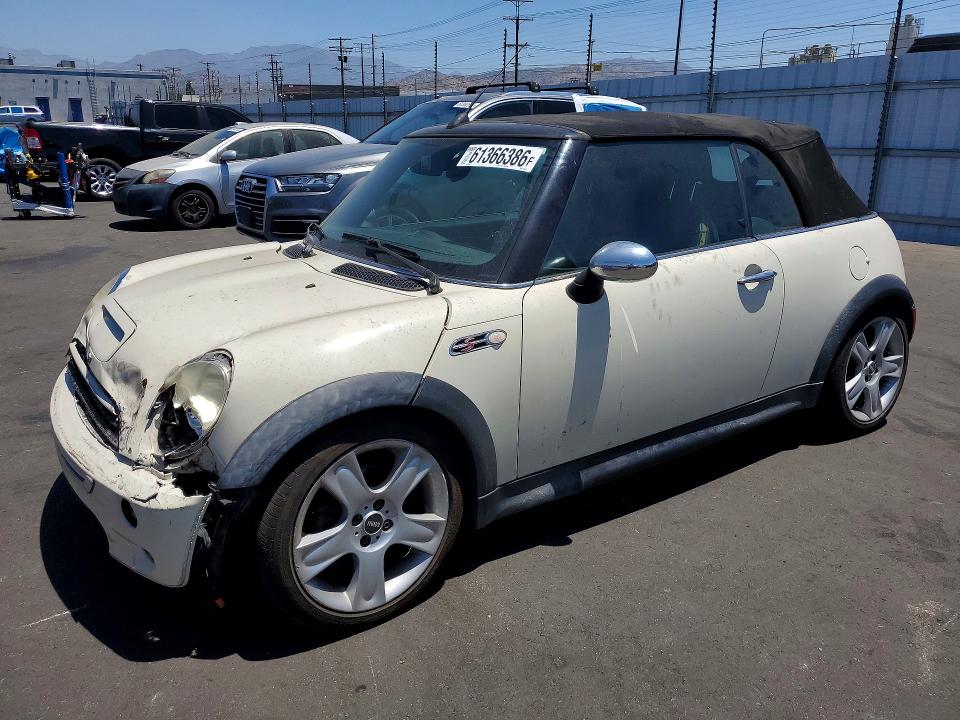 2006 Mini Cooper VIN WMWRH33566TF89054 COPART salvage auction — FRONT END, CA - SALVAGE CERTIFICATE, sold $575 on 2026-08-10 (photo 1)