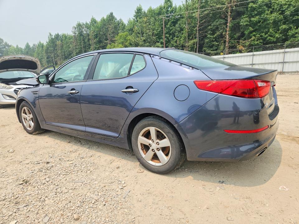 2015 Kia Optima VIN 5XXGM4A71FG424185 COPART salvage auction — FRONT END, Fl - Certificate Of Title, sold $100 on 2026-07-28 (photo 2)