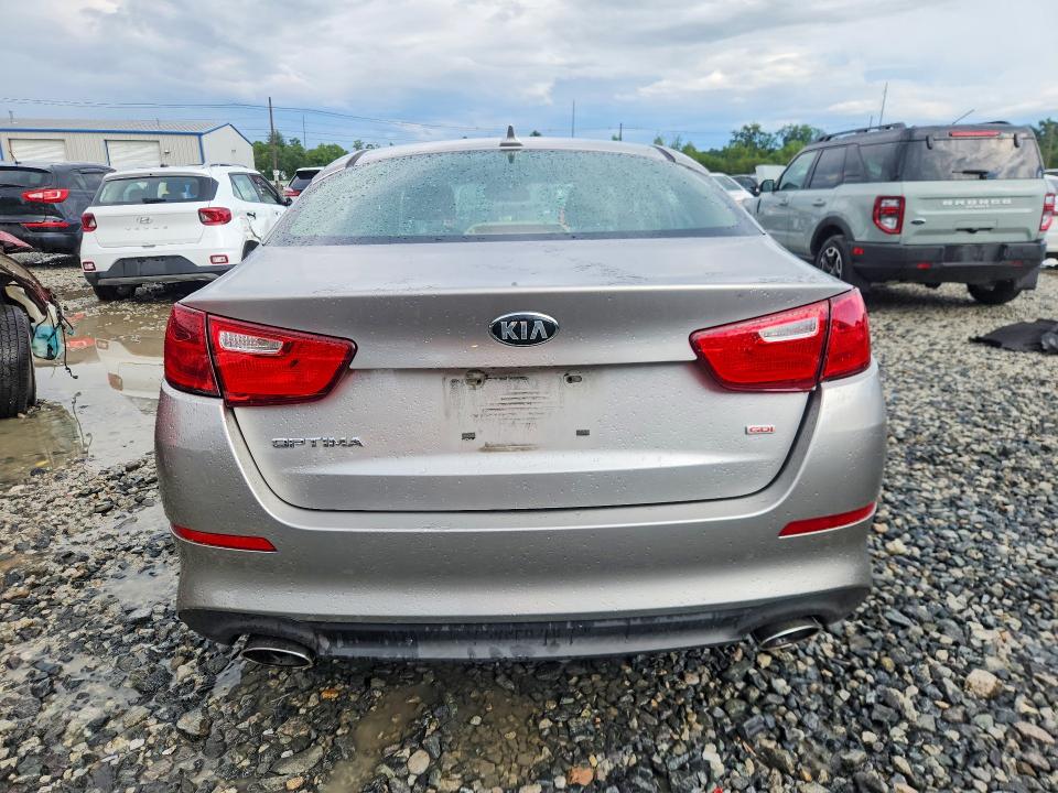 2014 Kia Optima VIN 5XXGM4A78EG337561 COPART salvage auction — FRONT END, Ct - Certificate Of Title, sold $125 on 2026-07-30 (photo 6)