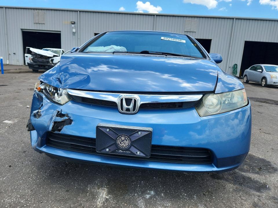 2008 Honda Civic VIN 1HGFA16898L084941 COPART salvage auction — FRONT END, Fl - Cert Of Title Slvg Rebuildable, sold $100 on 2026-07-27 (photo 5)