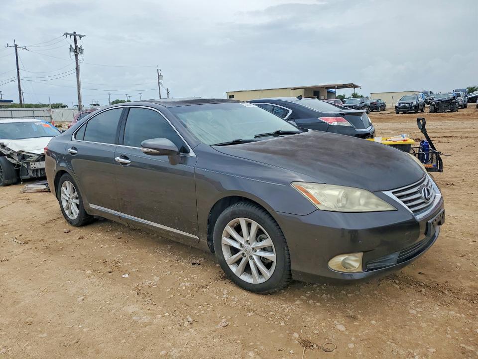 2011 Lexus ES VIN JTHBK1EG9B2423440 COPART salvage auction — MECHANICAL, TX - CERTIFICATE OF TITLE, sold $975 on 2026-07-23 (photo 4)